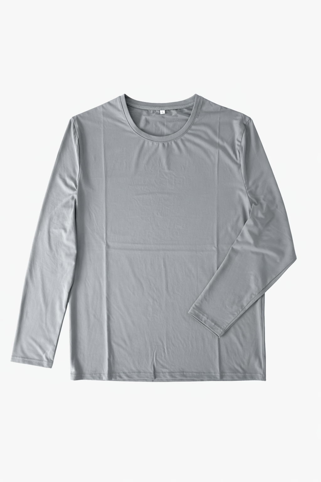 CAMISETA MANGA LONGA CINZA